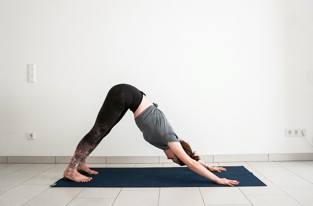 yoga poses for beginners - downward facing dog