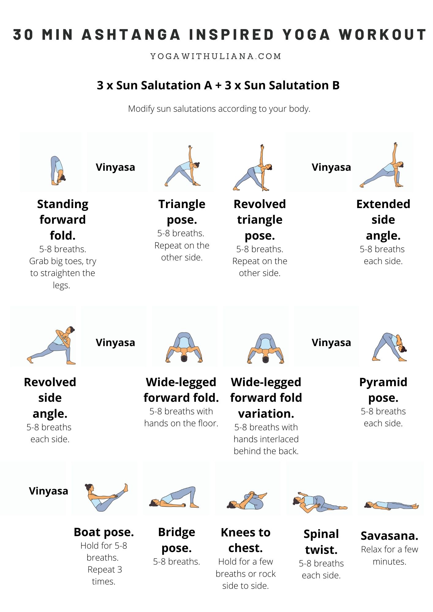 30 min Ashtanga yoga full body workout pdf