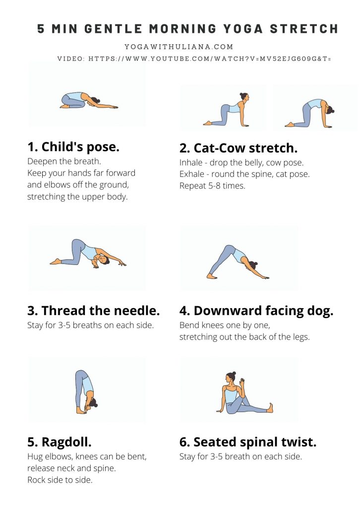 Printable Beginner Yoga Poses Chart - Infoupdate.org