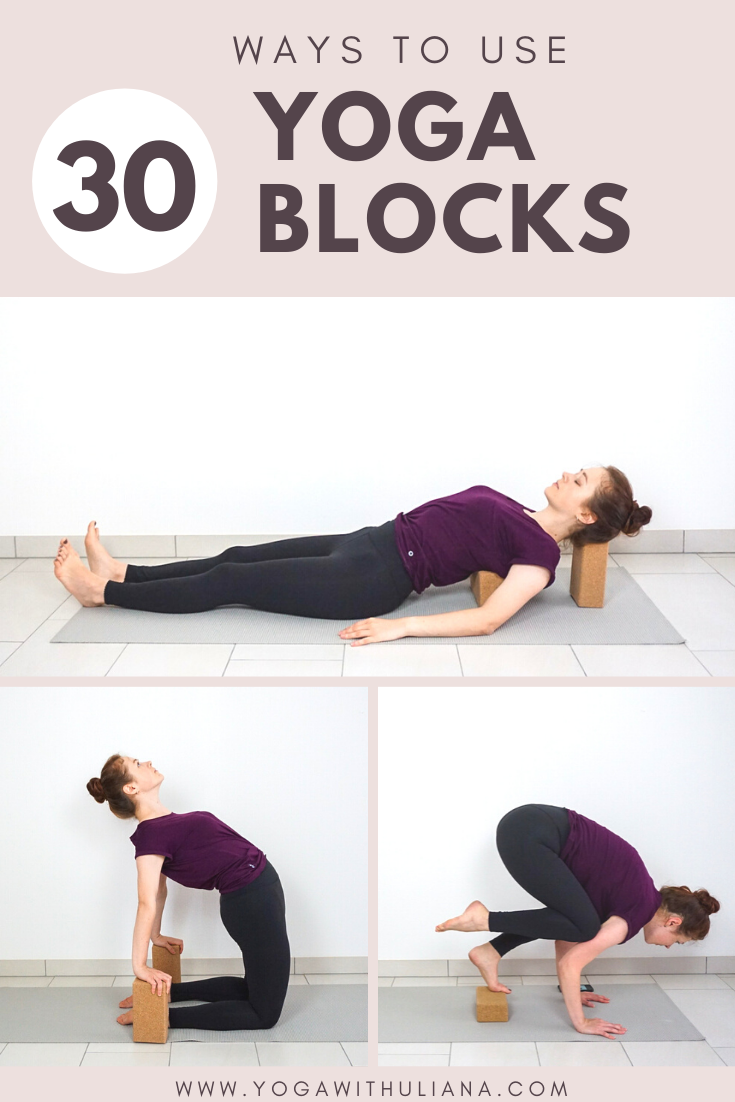 30 ways to use yoga blocks