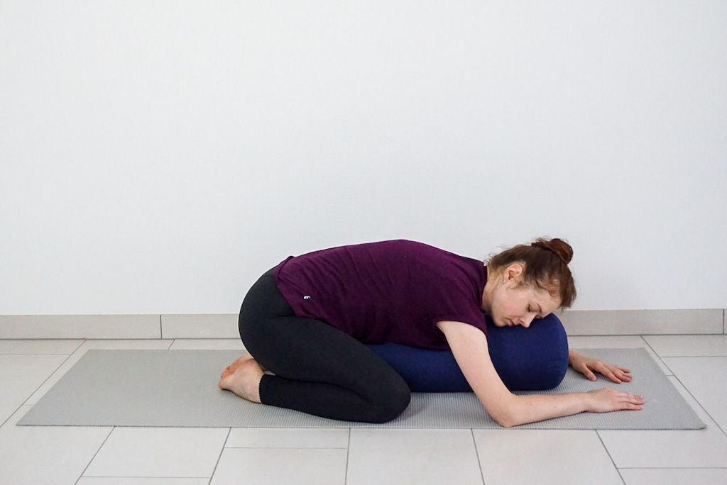 Restorative Yoga Poses * Yoga Bolster | Restorative yoga poses, Restorative  yoga, Restorative yoga sequence