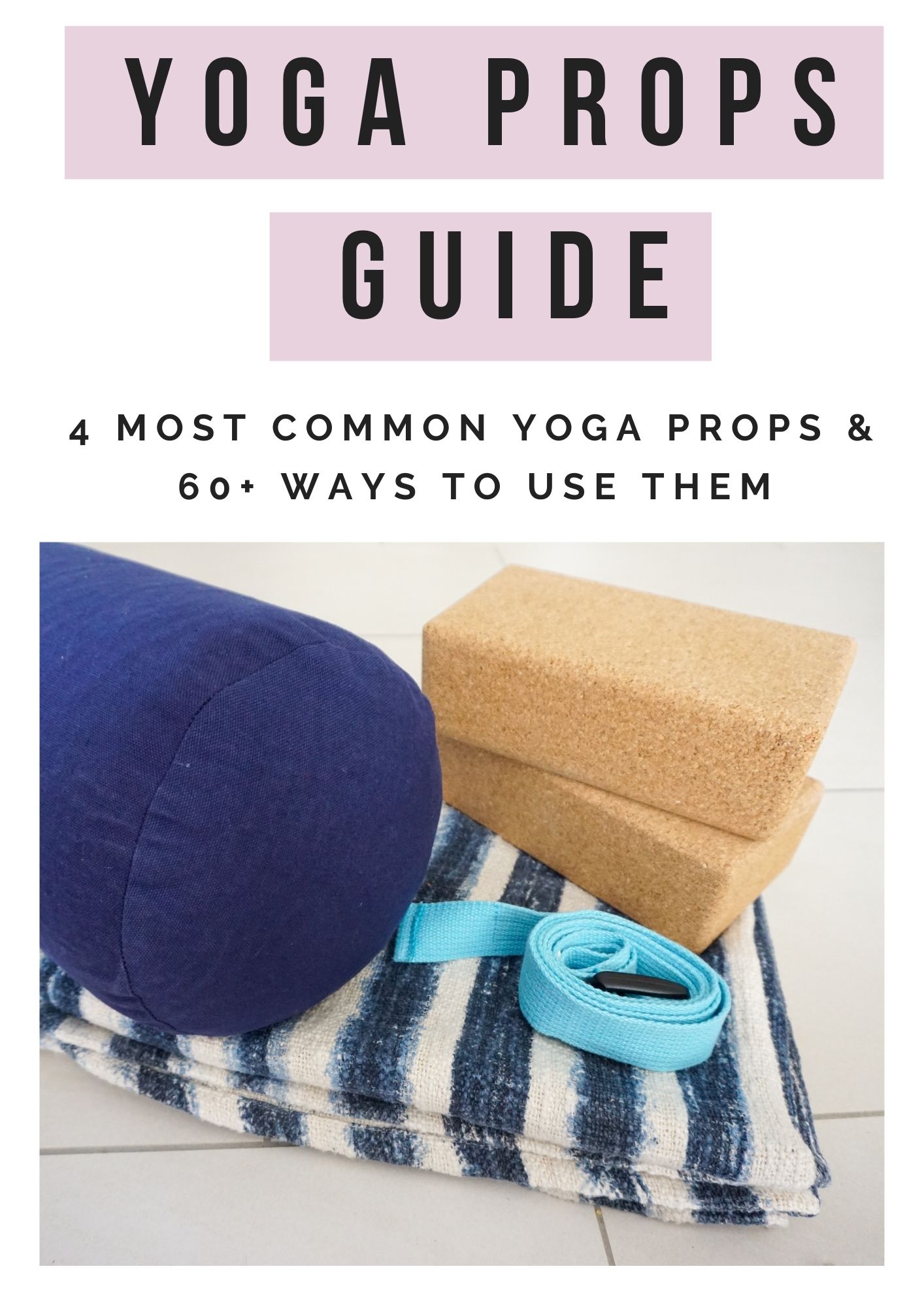 beginner yoga prop guide printable pdf