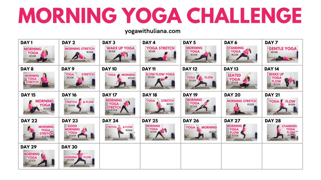 30 Day Morning Yoga Challenge – Yoga with Uliana