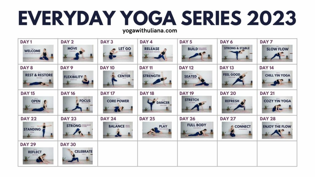 Everyday Yoga Challenge Yoga with Uliana