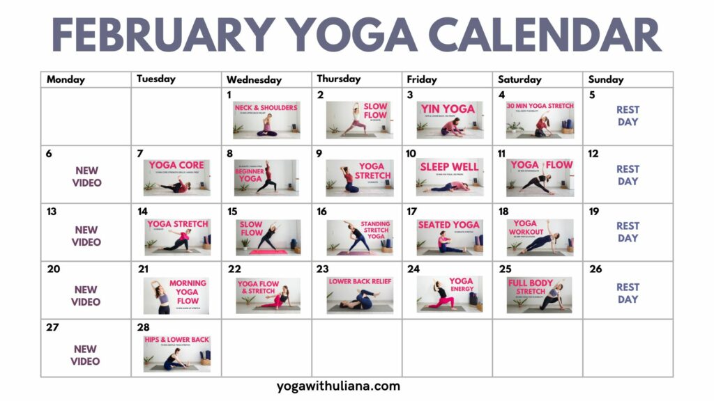 February 2023 Yoga with Uliana